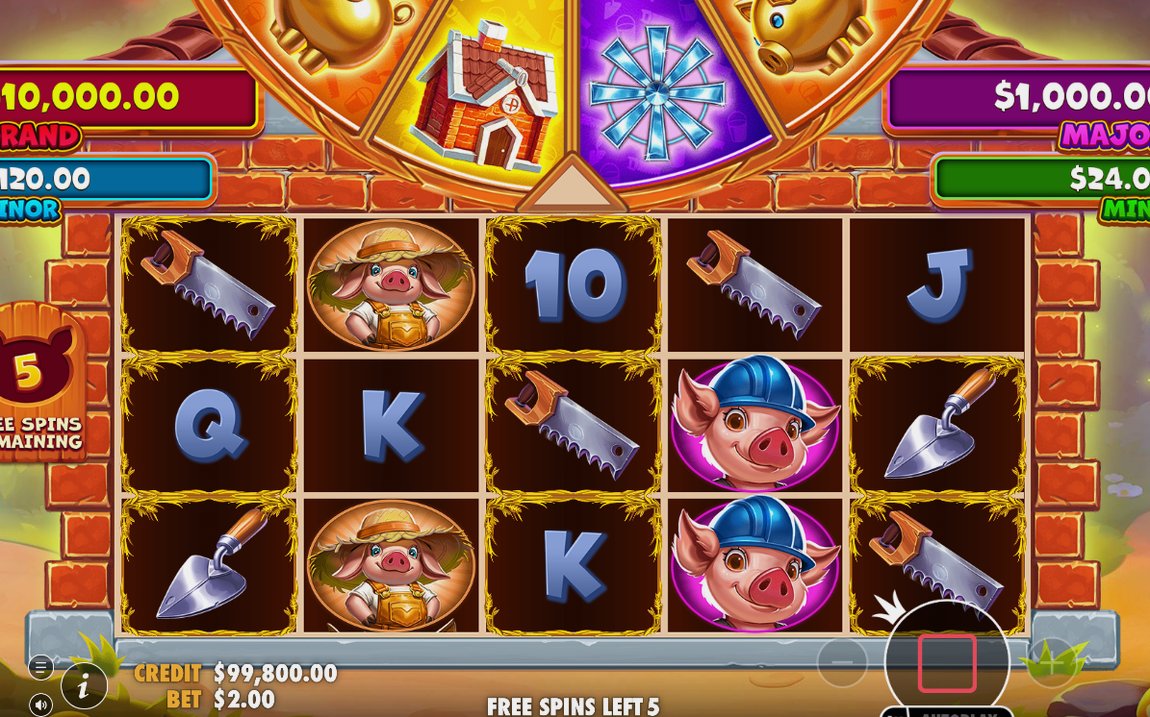 Free Spins round with marked SCATTER positions